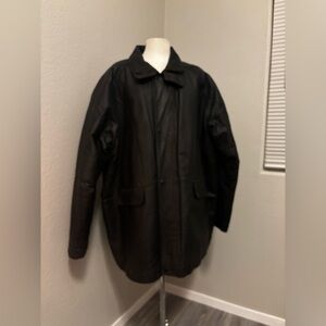 Andrew Marc Men's Black Trench Coat